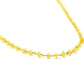 Wonderful 14k Solid yellow Gold Necklace With Yellow Sapphire Stones