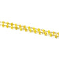 Wonderful 14k Solid yellow Gold Necklace With  Yellow Sapphire Stones - SGGRC-226