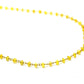 Wonderful 14k Solid yellow Gold Necklace With  Yellow Sapphire Stones - SGGRC-226