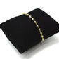 Lovely 14k Solid yellow Gold Necklace Studded With Crystal Stone - SGGRC-227