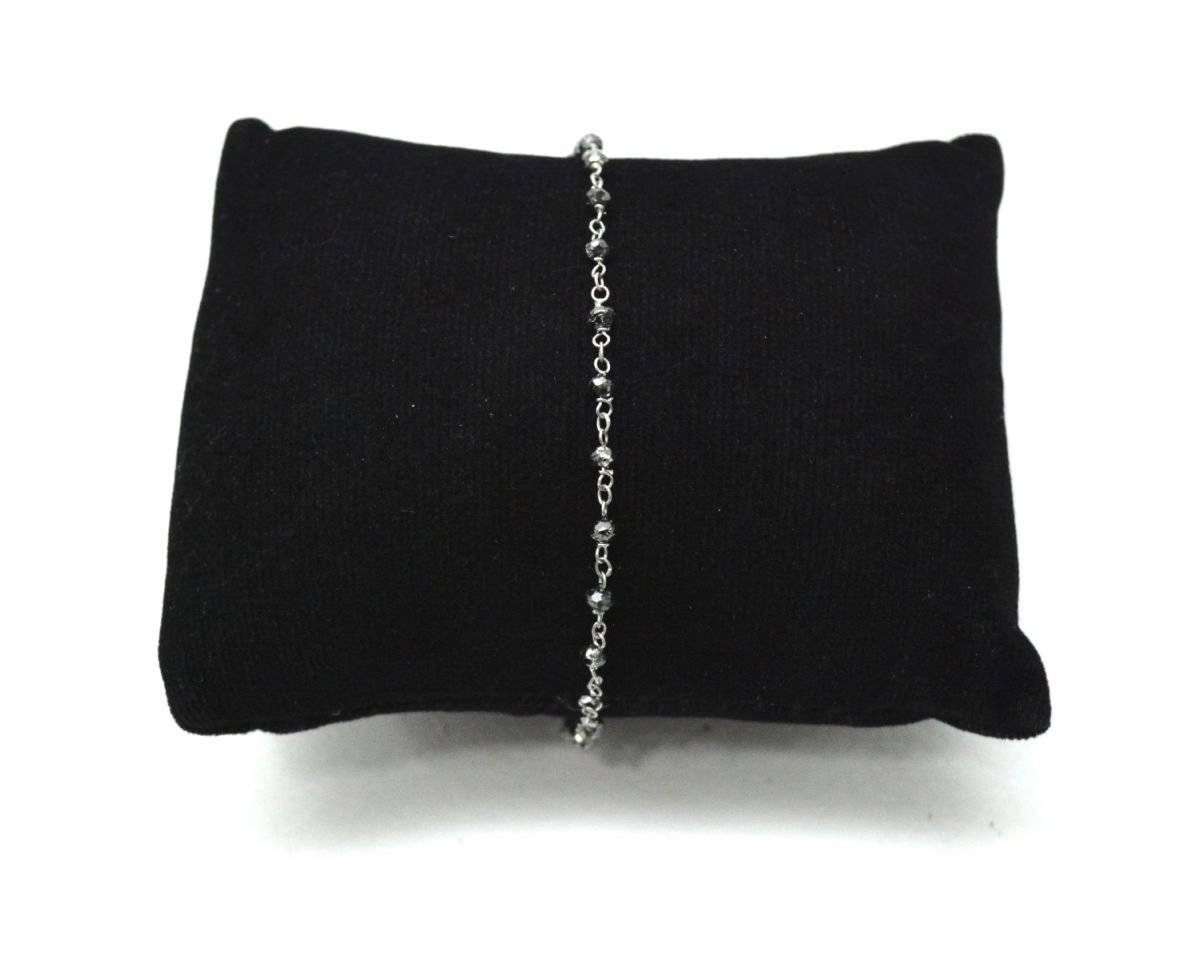 14k Solid yellow Gold Necklace In 2mm Size With Diamond Stone - SGGRC-231