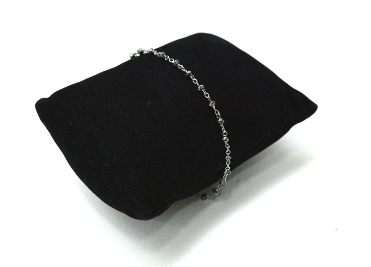 14k Solid yellow Gold Necklace In 2mm Size With Diamond Stone - SGGRC-231