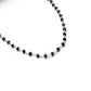 14K Solid Yellow Gold Gorgeous Wire Wrapped Necklace with AAA Quality Natural Black Spinel Stones. Roundel -2.00mm, Sold by 1 Pc, SGGRC-232.