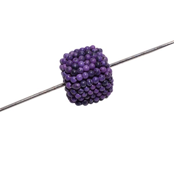 Lapis Stone and Semi Precious Stone Beaded Beads - 14x14mm Size and Square Shape 