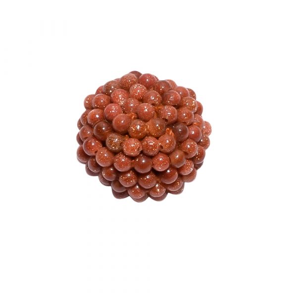 Stone Beaded Beads in Roundel Shape of 20*16mm size (Sold By One Pcs)