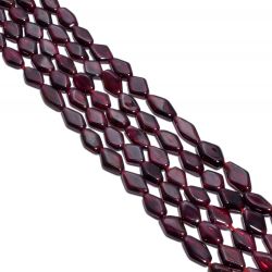 Garnet Smooth Beaded Beads- 5x7-7x10mmsize, Kite Shape