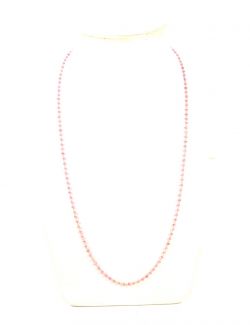  Lovely 14k  Solid Gold Necklace in Roundel Shape With 3MM Size, SGGRC-120