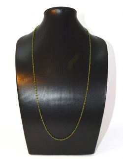 14k Solid Yellow Gold Necklace in Roundel Shape - 2.50 MM  Size, SGGRC-128