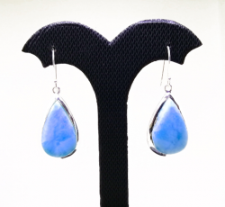 925 sterling silver Earring Studded With Larimar Stone   