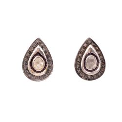  925 Sterling Silver Diamond Earring - J-2080