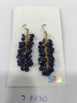  925 Sterling Silver Diamond Earring   - J-2330
