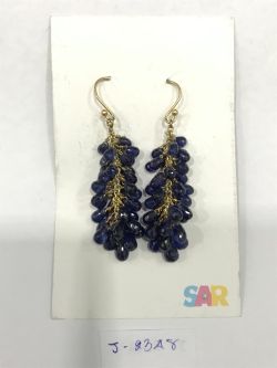  925 Sterling Silver Diamond Earring    - J-2348
