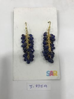  925 Sterling Silver Diamond Earring   - J-2359