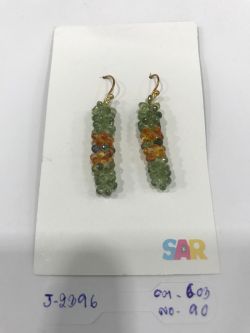 Victorian Jewelry, Silver Diamond Earring With Rose Cut Diamond, And Sapphire Stone Studded In 925 Sterling Silver, Rose Gold Plating. J-2396