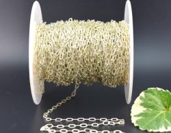  925 Sterling Silver Amazing Chain in Anchor Shape - 3.00x5.20 mm, ROS2-6463   