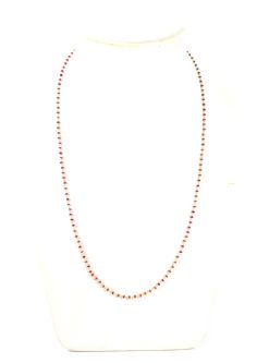  14k  Solid Gold Necklace With Ruby Stone In 2.50 MM Size  , SGGRC-116