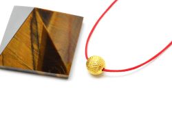 18K Solid Yellow Gold Ball Shape Textured Finishing 7,5mm Bead, SGTAN-0429, Sold By 1 Pcs.