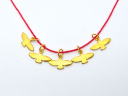 18 Karat Solid Gold Charm With Bird Shape Bead, 15X4X9X0,9 mm Pendant Finding, SGTAN-0498, Sold By 1 Pcs.