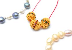  18K Solid Yellow Gold Fancy Roundel Shape Bead in 13X5X11,5 mm, SGTAN-0580, Sold By 1 Pcs.