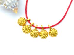  18k Solid Gold Charm Pendant in 8X5.5X3mm Size - SGTAN-0870 Sold by 2 Pcs