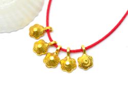  18k Solid Gold Charm Pendant -  8X5X2mm Size - SGTAN-0872 Sold by 1 Pcs