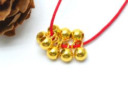 Handcrafted 18k Solid Yellow Gold Round Charm Pendent. Beautiful 6X4mm Charm Pendent in 18k Solid Gold in Shiny Finish, Sold By 2pcs