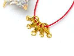 18K Handmade Solid Yellow Gold Lobster Lock In Matt Finish. 8.5X5mm Amazingly Crafted Lobster Lock in 18k Solid Gold, Sold By 1pcs