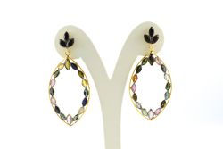   925 Sterling Silver Earring in 6.3cm Size , Sold By1Pair 