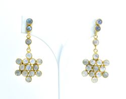Beautiful Handmade 925 Sterling Silver Earring in 5.2Cm Size, Sold By 1 Pair